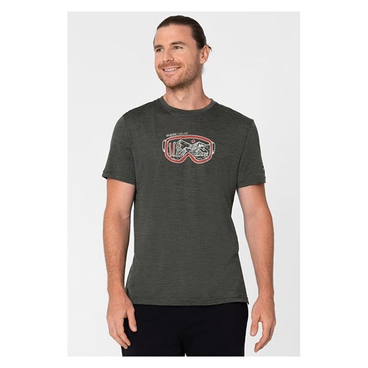 super.natural Koszulka &quot;Goggle&quot; w kolorze antracytowym ze sklepu Limango Polska w kategorii T-shirty męskie - zdjęcie 187814430