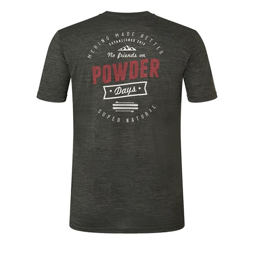 super.natural Koszulka &quot;Powder Days&quot; w kolorze antracytowym S promocyjna cena Limango Polska