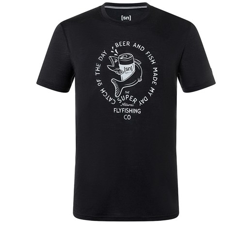 super.natural Koszulka funkcyjna &quot;Juhos Finest Tee&quot; w kolorze czarnym ze sklepu Limango Polska w kategorii T-shirty męskie - zdjęcie 187814454