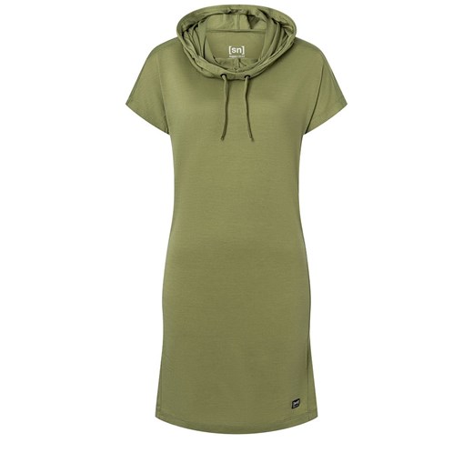 super.natural Sukienka &quot;Funnel&quot; w kolorze ciemnozielonym ze sklepu Limango Polska w kategorii Sukienki - zdjęcie 187814561