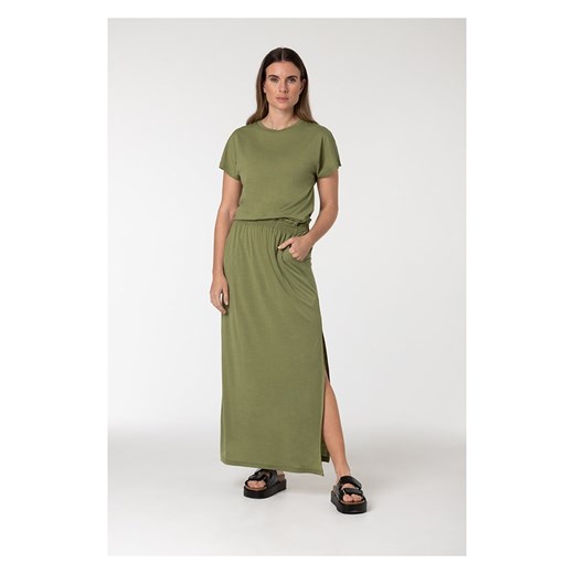super.natural Sukienka &quot;Feel Good&quot; w kolorze khaki ze sklepu Limango Polska w kategorii Sukienki - zdjęcie 187814673