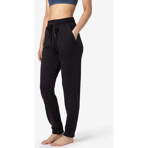 super.natural Spodnie dresowe &quot;Solution&quot; w kolorze czarnym ze sklepu Limango Polska w kategorii Spodnie damskie - zdjęcie 187814900