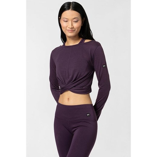 super.natural Koszulka &apos;&apos;Wrap&apos;&apos; w kolorze fioletowym do jogi ze sklepu Limango Polska w kategorii Bluzki damskie - zdjęcie 187814912