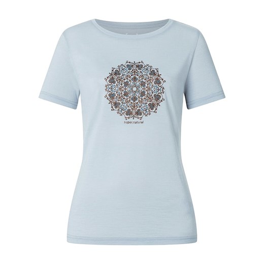 super.natural Koszulka funkcyjna &quot;Ornament&quot; w kolorze błękitnym XL wyprzedaż Limango Polska