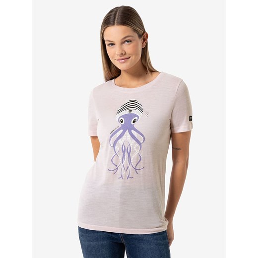 super.natural Koszulka funkcyjna &quot;Octopussy&quot; w kolorze jasnoróżowym ze sklepu Limango Polska w kategorii Bluzki damskie - zdjęcie 187815183