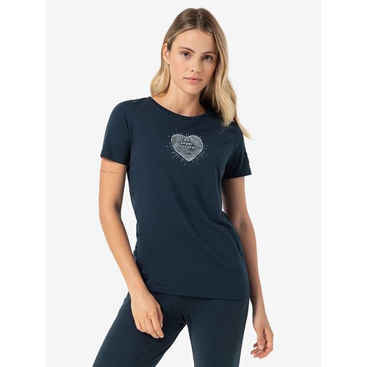 super.natural Koszulka &quot;Heartwood Tee&quot; w kolorze granatowym ze sklepu Limango Polska w kategorii Bluzki damskie - zdjęcie 187815191