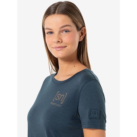 super.natural Koszulka funkcyjna &quot;Lines&quot; w kolorze granatowym XS okazja Limango Polska