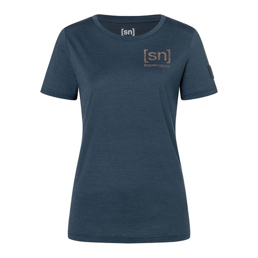 super.natural Koszulka funkcyjna &quot;Lines&quot; w kolorze granatowym XS Limango Polska promocja