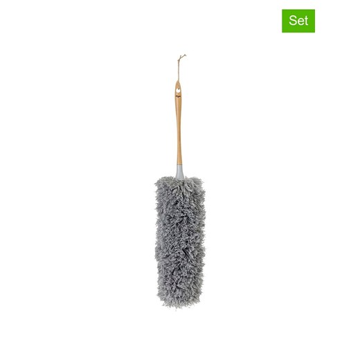 Vigar Miotełki do kurzu (2 szt.) w kolorze jasnobrązowo-szarym - wys. 59 x Ø 13 cm ze sklepu Limango Polska w kategorii Akcesoria kuchenne - zdjęcie 187815474