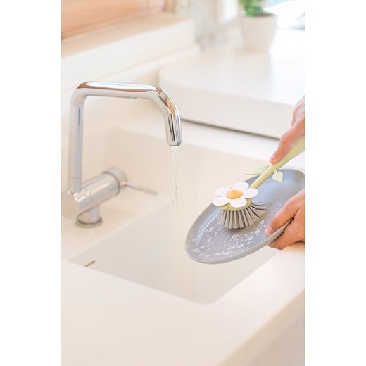 Vigar Szczotka w kolorze zielonym do zmywania - wys. 26 cm Vigar onesize okazyjna cena Limango Polska