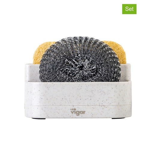 Vigar 3-częściowy zestaw &quot;Rengø&quot; w kolorze kremowym - 12,5 x 9,5 x 8,5 cm ze sklepu Limango Polska w kategorii Akcesoria kuchenne - zdjęcie 187815773