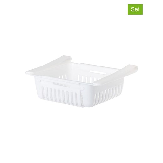 Vigar Organizery (2 szt.) w kolorze białym do lodówki - 20,5 x 7 x 16 cm ze sklepu Limango Polska w kategorii Akcesoria i przechowywanie - zdjęcie 187815980