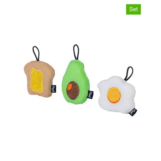 Vigar Gąbki (3 szt.) &quot;Breakfast&quot; ze wzorem - 9,5 x 11,5 cm ze sklepu Limango Polska w kategorii Akcesoria kuchenne - zdjęcie 187816003