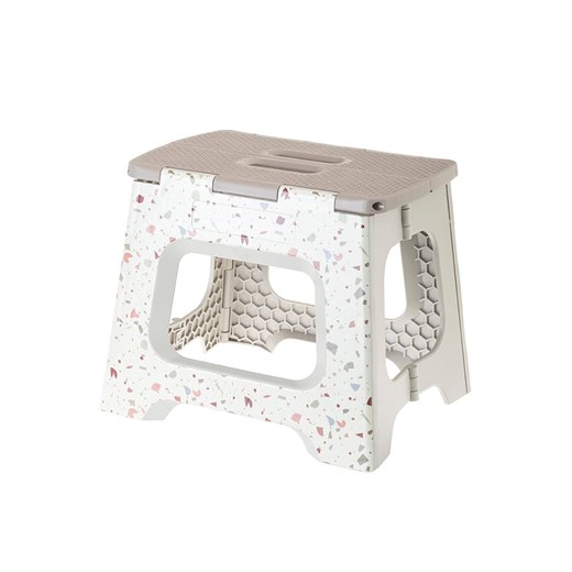 Vigar Hocker w kolorze szarym ze wzorem - wys. 27 cm ze sklepu Limango Polska w kategorii Pufy i siedziska - zdjęcie 187816100