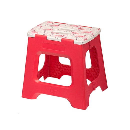 Vigar Hocker w kolorze czerwono-jasnoróżowym - wys. 32 cm ze sklepu Limango Polska w kategorii Pufy i siedziska - zdjęcie 187816112