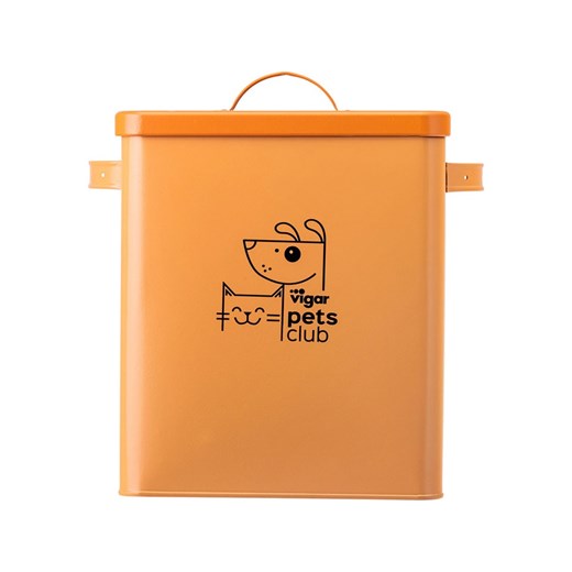 Vigar Pojemnik &quot;Pets&quot; w kolorze pomarańczowym na karmę dla psów - 12 l ze sklepu Limango Polska w kategorii Dla zwierząt - zdjęcie 187816412
