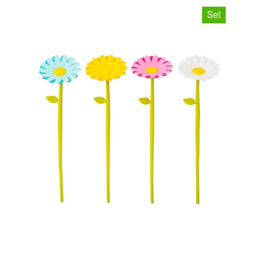 Vigar Słomki (4 szt.) &quot;Flower&quot; ze wzorem - wys. 29 cm ze sklepu Limango Polska w kategorii Naczynia - zdjęcie 187816541