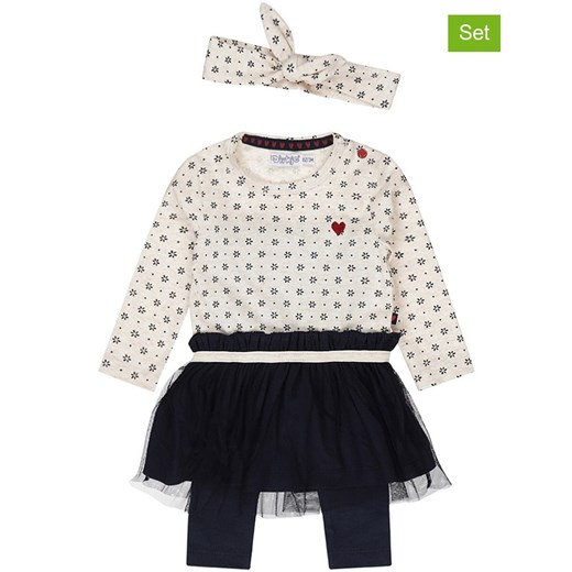 Dirkje 3-częściowy zestaw w kolorze czarno-kremowym ze sklepu Limango Polska w kategorii Sukienki niemowlęce - zdjęcie 187816630