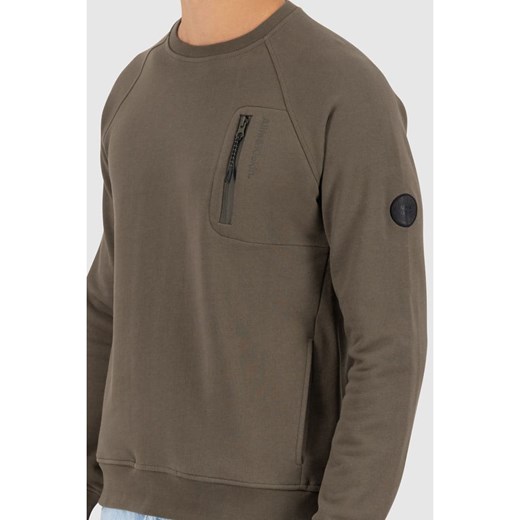 alife and kickin Bluza &quot;Fabio&quot; w kolorze khaki Alife And Kickin M wyprzedaż Limango Polska