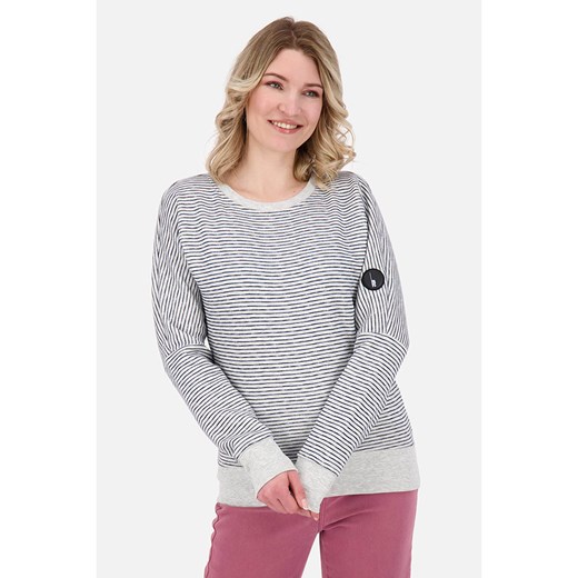 alife and kickin Bluza &quot;DarlaAK&quot; w kolorze jasnoszaro-czarnym ze sklepu Limango Polska w kategorii Bluzy damskie - zdjęcie 187817233