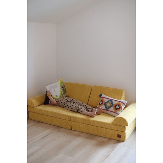 Bunky Kanapa &quot;Buttercup&quot; w kolorze żółtym do zabawy - 168 x 58 x 84 cm ze sklepu Limango Polska w kategorii Meble dziecięce - zdjęcie 187817304