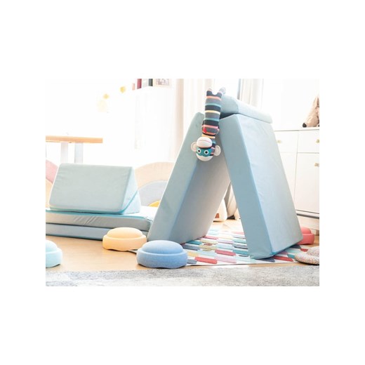 Bunky Kanapa &quot;Jelly Bean&quot; w kolorze błękitnym do zabawy - 168 x 58 x Bunky onesize okazja Limango Polska