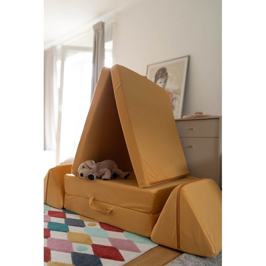 Bunky Kanapa &quot;Honeybee&quot; w kolorze żółtym do zabawy - 168 x 58 x 84 cm ze sklepu Limango Polska w kategorii Meble dziecięce - zdjęcie 187817330