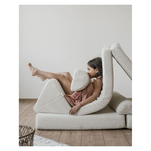 Bunky Kanapa &quot;Teddy&quot; w kolorze beżowym do zabawy - 168 x 58 x 84 cm Bunky onesize Limango Polska wyprzedaż