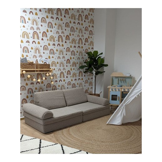 Bunky Kanapa &quot;Teddy&quot; w kolorze szarym do zabawy - 168 x 58 x 84 cm Bunky onesize wyprzedaż Limango Polska