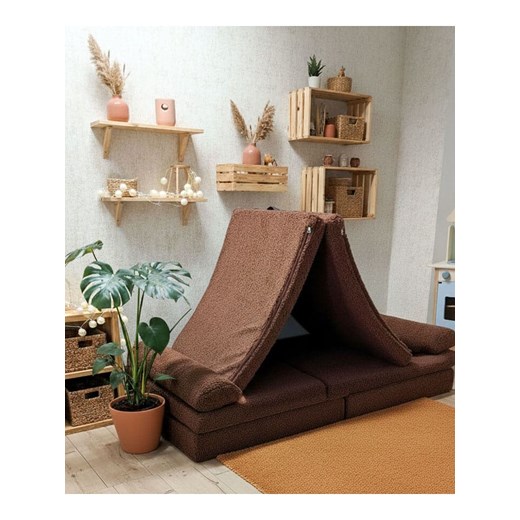 Bunky Kanapa &quot;Teddy&quot; w kolorze brązowym do zabawy - 168 x 58 x 84 cm Bunky onesize okazja Limango Polska