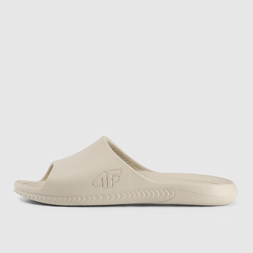 Męskie klapki 4F 4FMM00FFLIM092A - beżowe ze sklepu Sportstylestory.com w kategorii Klapki męskie - zdjęcie 187818053