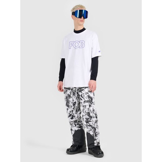 Męskie spodnie snowboardowe 4F 4FRAW25TFTRM1272 - multikolor ze sklepu Sportstylestory.com w kategorii Spodnie męskie - zdjęcie 187818123