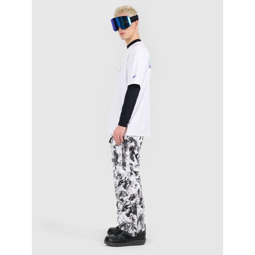 Męskie spodnie snowboardowe 4F 4FRAW25TFTRM1272 - multikolor ze sklepu Sportstylestory.com w kategorii Spodnie męskie - zdjęcie 187818124