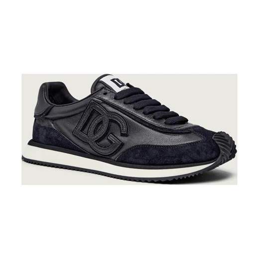 Dolce & Gabbana Skórzane sneakersy DG CUSHION | zamsz ze sklepu Gomez Fashion Store w kategorii Buty sportowe męskie - zdjęcie 187818202