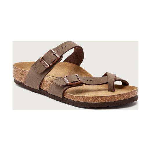 Birkenstock Skórzane klapki Mayari Kids | narrow fit ze sklepu Gomez Fashion Store w kategorii Klapki dziecięce - zdjęcie 187818220