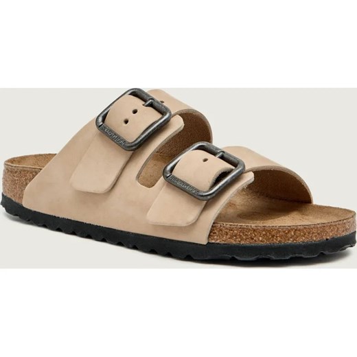 Birkenstock Klapki Arizona | zamsz | narrow fit ze sklepu Gomez Fashion Store w kategorii Klapki damskie - zdjęcie 187818300