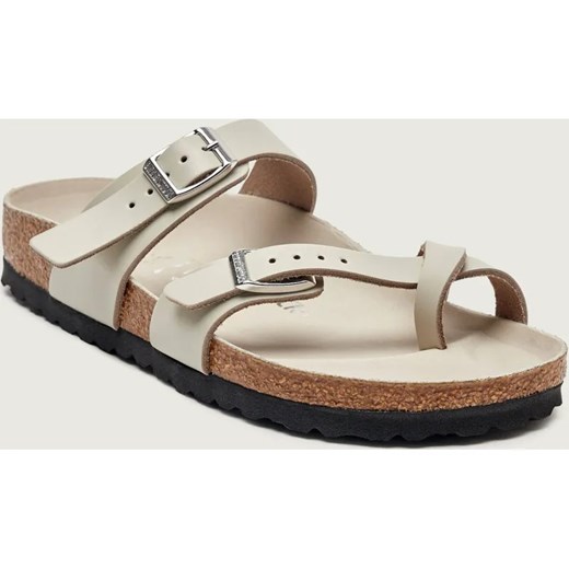 Birkenstock Skórzane klapki Mayari LENA | narrow fit ze sklepu Gomez Fashion Store w kategorii Klapki damskie - zdjęcie 187818301