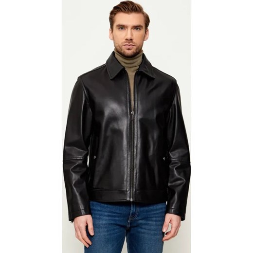 BOSS ORANGE Skórzana kurtka Jogear | Regular Fit ze sklepu Gomez Fashion Store w kategorii Kurtki męskie - zdjęcie 187818312