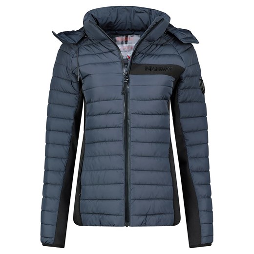 Geographical Norway Kurtka pikowana &quot;Aretha&quot; w kolorze granatowym ze sklepu Limango Polska w kategorii Kurtki damskie - zdjęcie 187819470