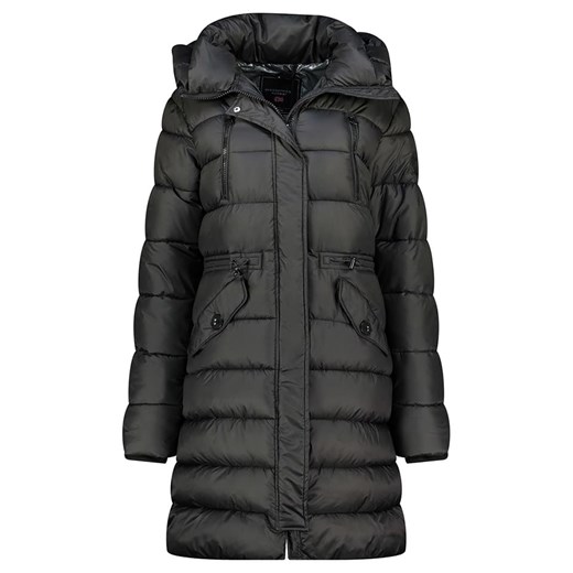 Geographical Norway Płaszcz pikowany &quot;Bertille&quot; w kolorze czarnym ze sklepu Limango Polska w kategorii Kurtki damskie - zdjęcie 187819474