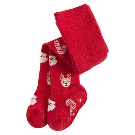 COOL CLUB Rajstopy w kolorze czerwono-białym Cool Club 80/86 wyprzedaż Limango Polska