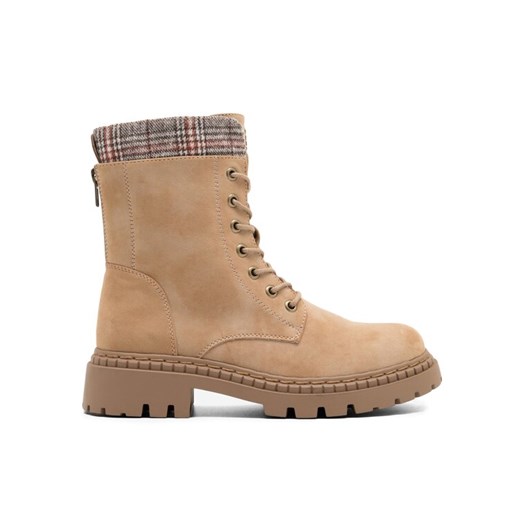 Clara Barson Trzewiki LORETTA WS6102-08 Beżowy ze sklepu MODIVO w kategorii Workery damskie - zdjęcie 187819892