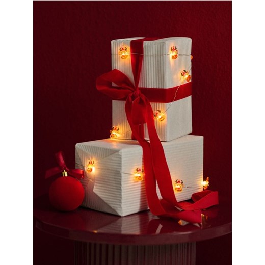 Sinsay - Świąteczne lampki LED z motywem reniferów - brązowy ze sklepu Sinsay w kategorii Dekoracje bożonarodzeniowe - zdjęcie 187821811