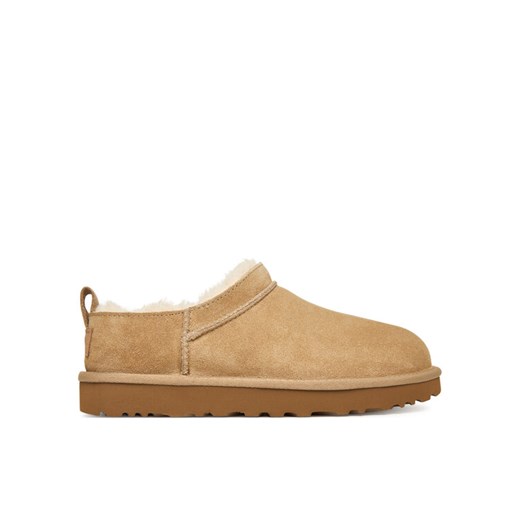 Śniegowce Ugg W Classic Micro 1173891 Beżowy ze sklepu eobuwie.pl w kategorii Śniegowce damskie - zdjęcie 187822244