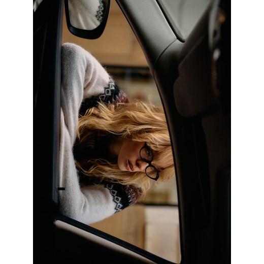 Mohito - Sweter ze wzorem - kremowy ze sklepu Mohito w kategorii Swetry damskie - zdjęcie 187822823