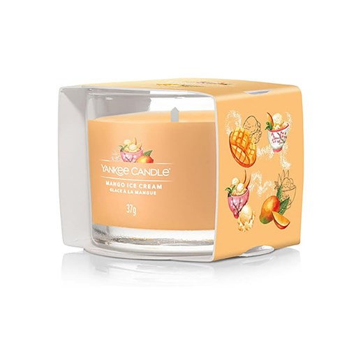 Yankee Candle Świeca zapachowa &quot;Mango Ice Cream&quot; - 37 g ze sklepu Limango Polska w kategorii Świece i dyfuzory - zdjęcie 187823490