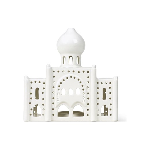 Kähler Lampion &quot;Urbania Tivoli&quot; w kolorze białym - wys. 17 cm ze sklepu Limango Polska w kategorii Świeczniki - zdjęcie 187823510