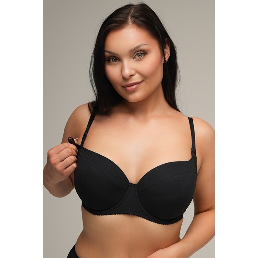 Biustonosz do karmienia Ava 2203 Maxi black ze sklepu kontri.pl w kategorii Bielizna ciążowa - zdjęcie 187824540