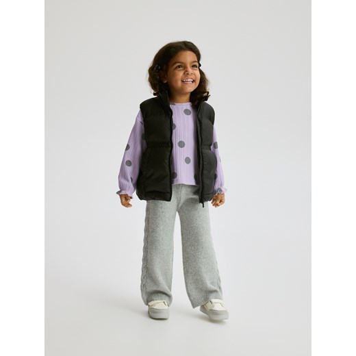 Reserved - Wzorzysta bluzka - lawendowy ze sklepu Reserved w kategorii Bluzki dziewczęce - zdjęcie 187824584