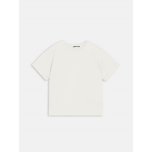 Sinsay - Koszulka z krótkim rękawem - kremowy ze sklepu Sinsay w kategorii Bluzki damskie - zdjęcie 187825191